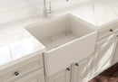 CLASSICO 24" Farmhouse Apron Front Fireclay 24" Single Bowl Kitchen Sink