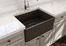 CLASSICO 24" Farmhouse Apron Front Fireclay 24" Single Bowl Kitchen Sink