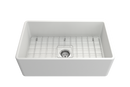 CLASSICO 30" Farmhouse Apron Front Fireclay 30" Single Bowl Kitchen Sink