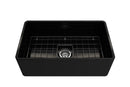 CLASSICO 30" Farmhouse Apron Front Fireclay 30" Single Bowl Kitchen Sink