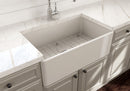 CLASSICO 30" Farmhouse Apron Front Fireclay 30" Single Bowl Kitchen Sink