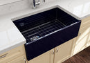 CONTEMPO 30"Farmhouse Apron Front Fireclay 30" Single Bowl Kitchen Sink
