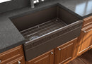 VIGNETTO 30" Farmhouse Apron Front Fireclay 30" Single Bowl Kitchen Sink