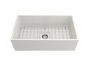 CONTEMPO 33" Farmhouse Apron Front Fireclay 33" Single Bowl Kitchen Sink