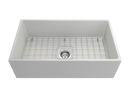 CONTEMPO 33" Farmhouse Apron Front Fireclay 33" Single Bowl Kitchen Sink