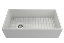 CONTEMPO 36" Farmhouse Apron Front Fireclay 36" Single Bowl Kitchen Sink