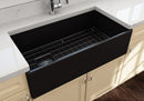 CONTEMPO 36" Farmhouse Apron Front Fireclay 36" Single Bowl Kitchen Sink