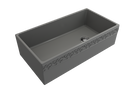 VIGNETTO 36" Farmhouse Apron Front Fireclay 36" Single Bowl Kitchen Sink