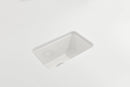 SOTTO 12" Undermount Fireclay 12" Single Bowl Kitchen Sink, Bar Sink