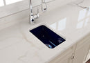 SOTTO 12" Undermount Fireclay 12" Single Bowl Kitchen Sink, Bar Sink