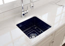 SOTTO 18" Undermount Fireclay 18" Single Bowl Kitchen Sink, Bar Sink