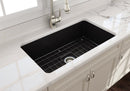SOTTO 32" Undermount Fireclay 32" Single Bowl Kitchen Sink