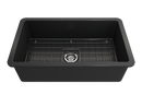 SOTTO 32" Undermount Fireclay 32" Single Bowl Kitchen Sink