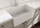 ADERCI 30 Ultra-Slim Farmhouse Apron Front Fireclay 30" Single Bowl Kitchen Sink
