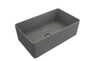 ADERCI 30 Ultra-Slim Farmhouse Apron Front Fireclay 30" Single Bowl Kitchen Sink