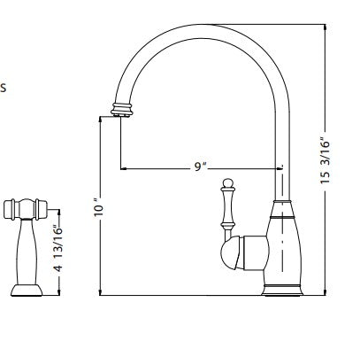 Exeter Single Handle Kitchen Facuet