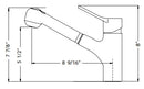 Tal Pull Out Kitchen Faucet