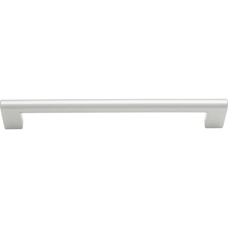 Round Rail Pull 7 9/16 Inch (c-c) Matte Chrome