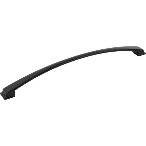 305 mm Center-to-Center Matte Black Arched Roman Cabinet Pull