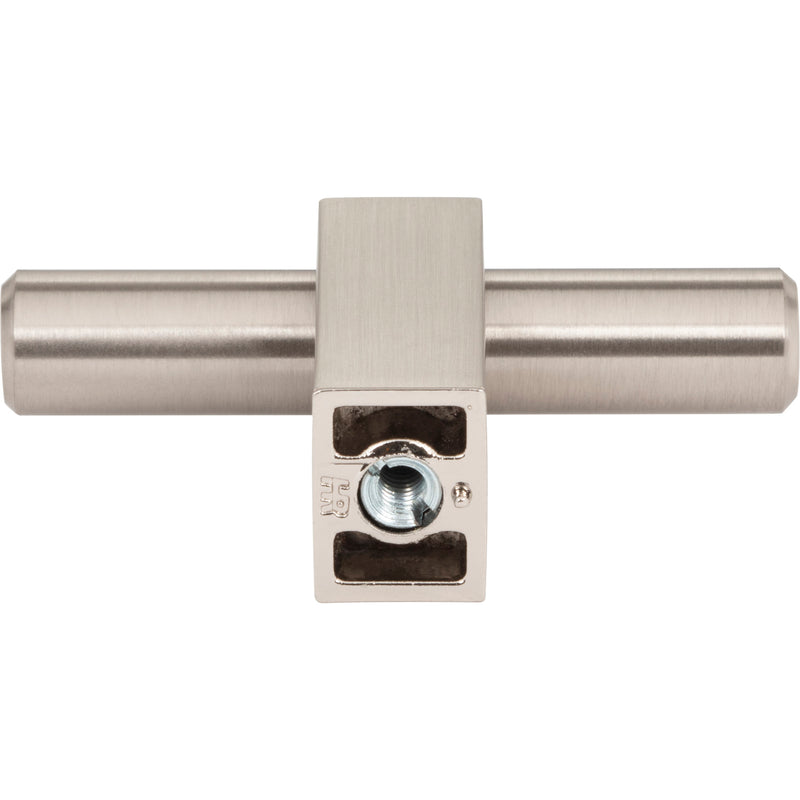 2-3/8" Overall Length Satin Nickel Larkin "T" Knob