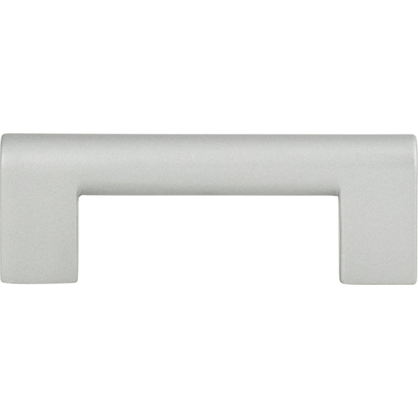 Round Rail Pull 3 Inch (c-c) Matte Chrome