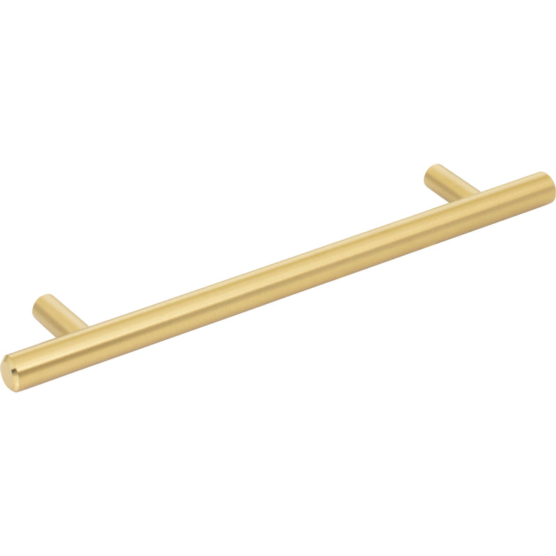 160 mm Center-to-Center Brushed Gold Naples Cabinet Bar Pull