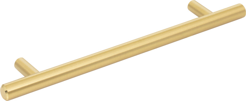 160 mm Center-to-Center Brushed Gold Naples Cabinet Bar Pull