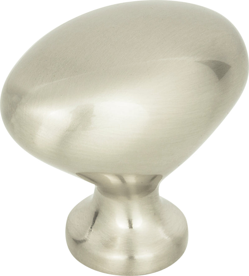 Robin Egg Knob 1 1/4 Inch Brushed Nickel