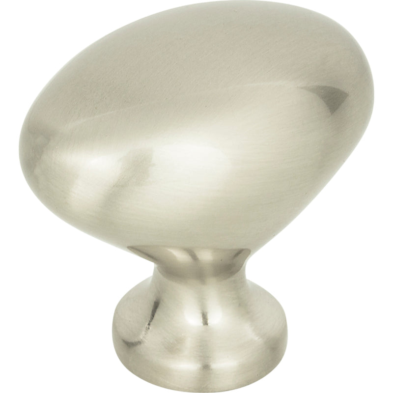 Robin Egg Knob 1 1/4 Inch Brushed Nickel