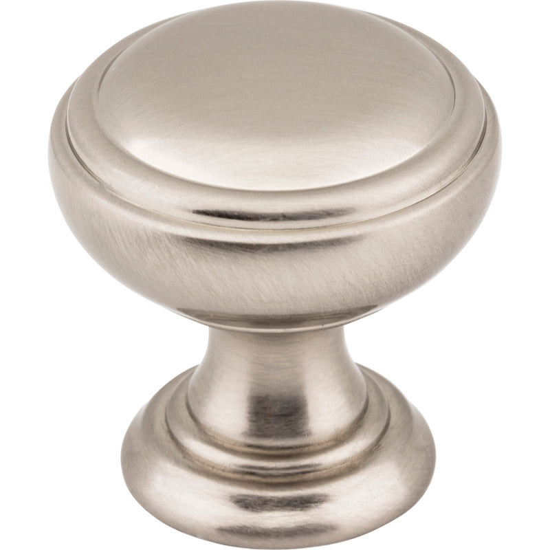 1-1/4" Diameter Satin Nickel Tiffany Cabinet Knob