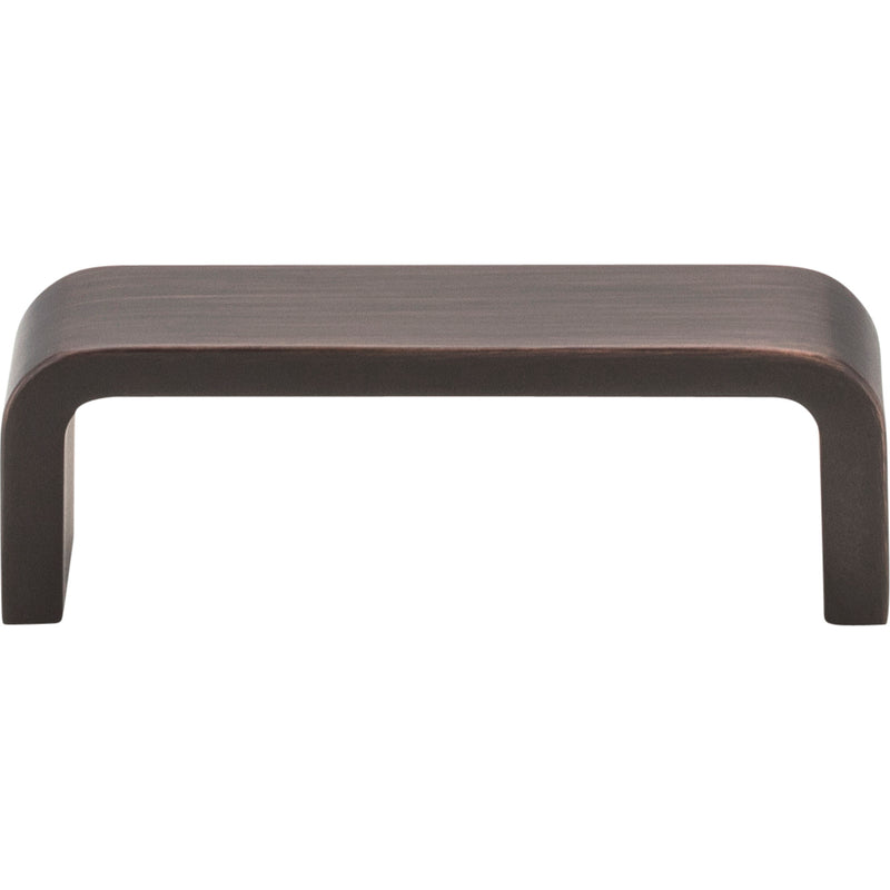 3" Center-to-Center Brushed Oil Rubbed Bronze Square Asher Cabinet Pull