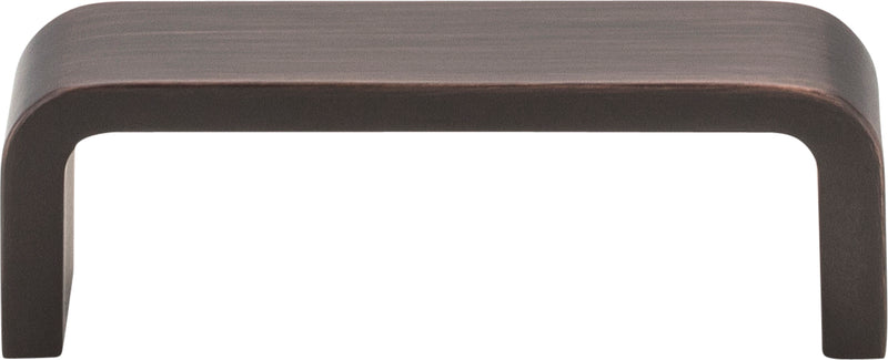 3" Center-to-Center Brushed Oil Rubbed Bronze Square Asher Cabinet Pull