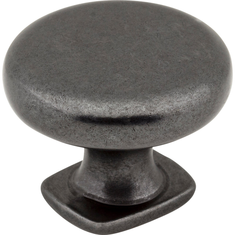 1-3/8" Diameter Gun Metal Belcastel 1 Cabinet Knob