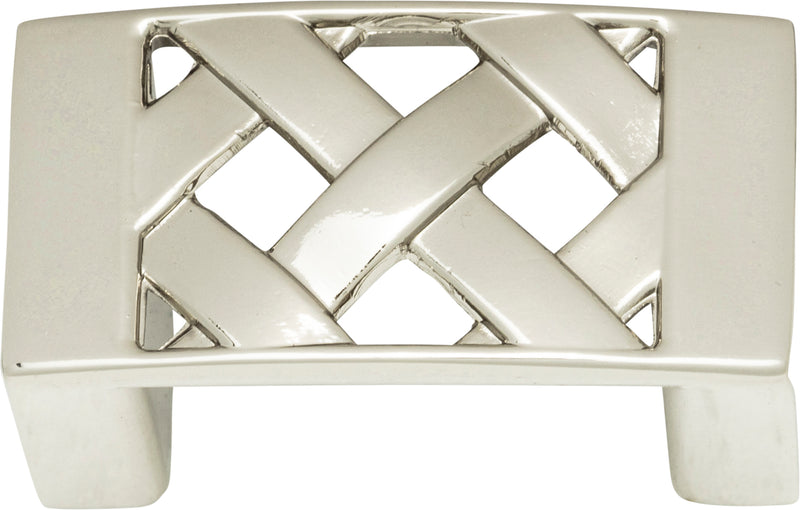 Lattice Knob 1 5/8 Inch Polished Nickel