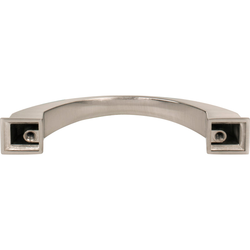 96 mm Center-to-Center Satin Nickel Arched Roman Cabinet Pull