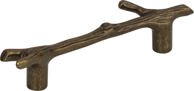 Twig Pull 3 Inch (c-c) Burnished Bronze