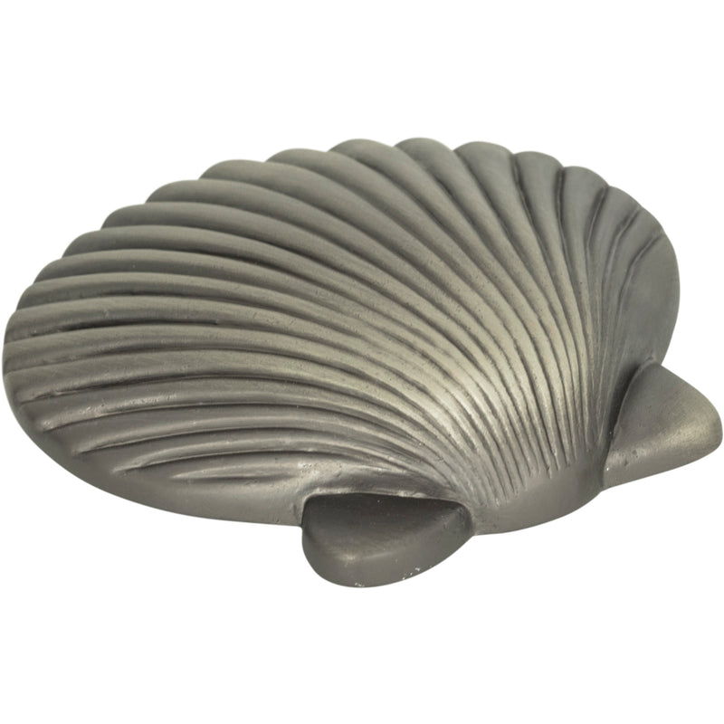 Clamshell Knob 2 Inch Pewter