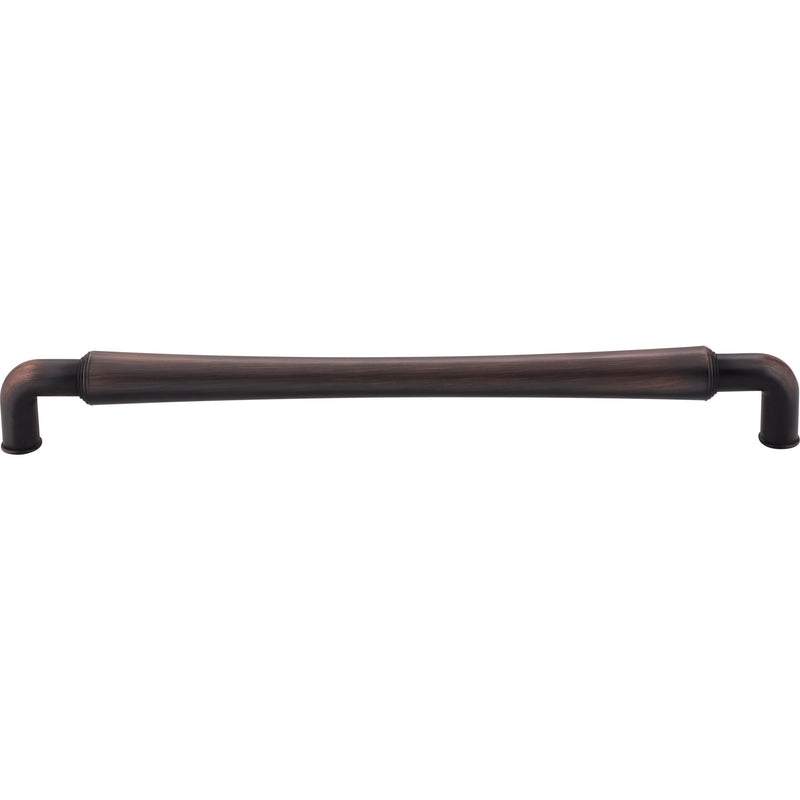 12" Center-to-Center Brushed Oil Rubbed Bronze Barrel Bremen 2 Appliance Handle