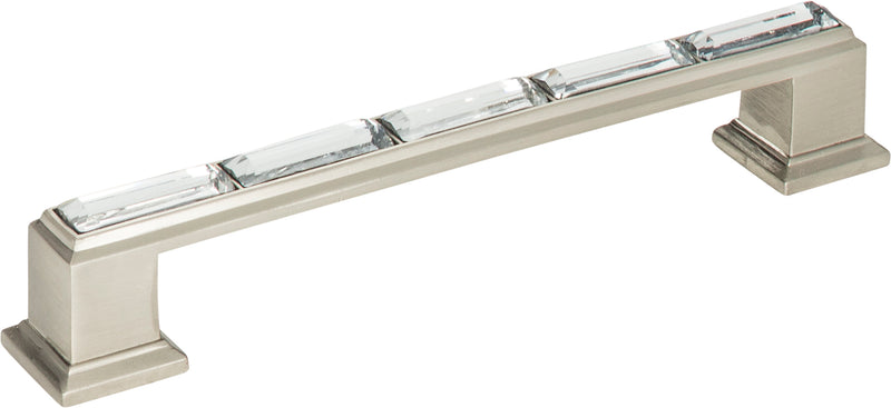 Legacy Crystal Pull 5 1/16 Inch (c-c) Brushed Nickel