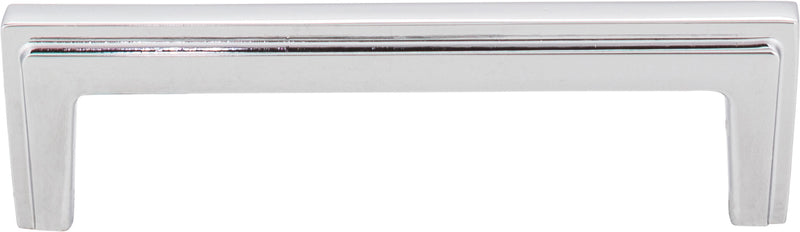 96 mm Center-to-Center Polished Chrome Lexa Cabinet Pull