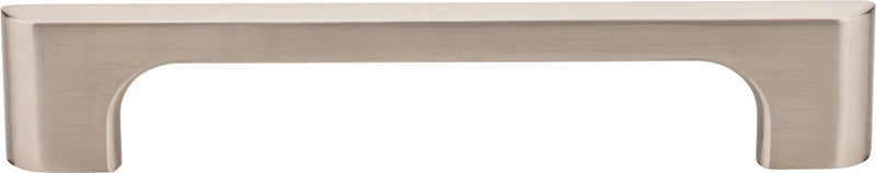 128 mm Center-to-Center Satin Nickel Asymmetrical Leyton Cabinet Pull