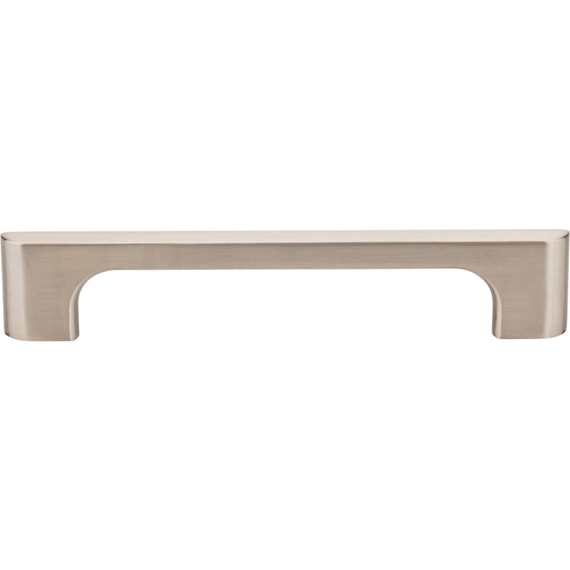 128 mm Center-to-Center Satin Nickel Asymmetrical Leyton Cabinet Pull