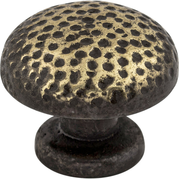 Warwick Knob 1 1/4 Inch Dark Antique Brass