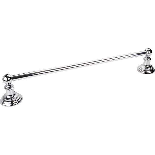 Fairview Polished Chrome 24" Single Towel Bar - Contractor Packed