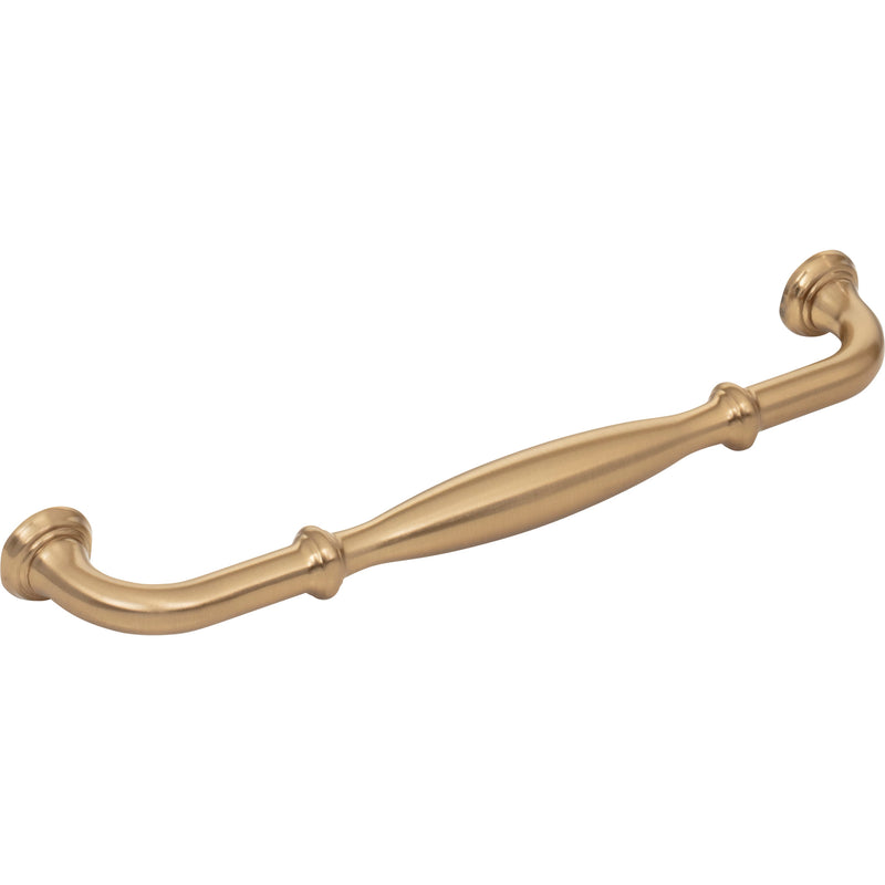 192 mm Center-to-Center Satin Bronze Tiffany Cabinet Pull