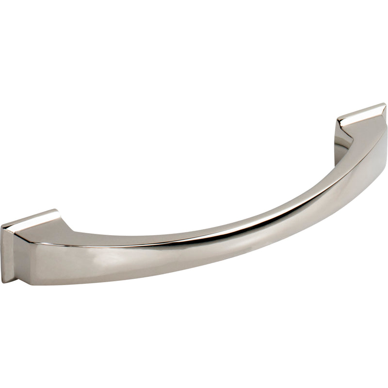 128 mm Center-to-Center Polished Nickel Arched Roman Cabinet Pull