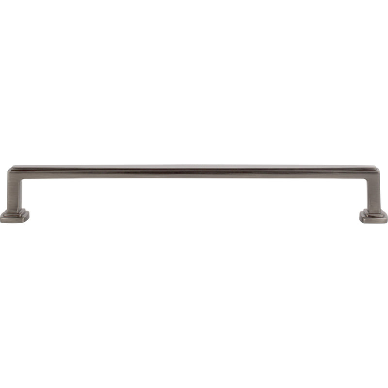 192 mm Center-to-Center Brushed Pewter Richard Cabinet Pull