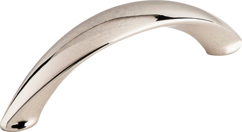 Arc Pull 3 Inch (c-c) Polished Nickel