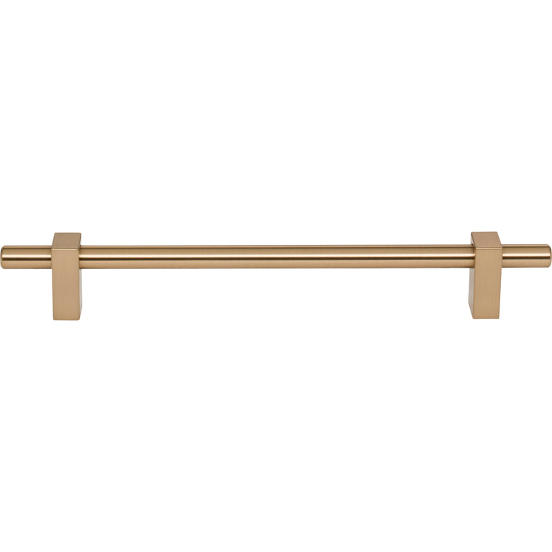 192 mm Center-to-Center Satin Bronze Larkin Cabinet Bar Pull