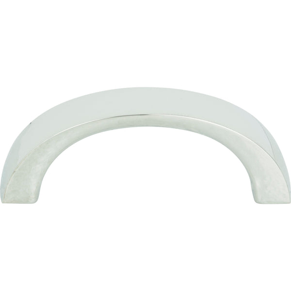 Tableau Curved Pull 1 13/16 Inch (c-c) Polished Chrome